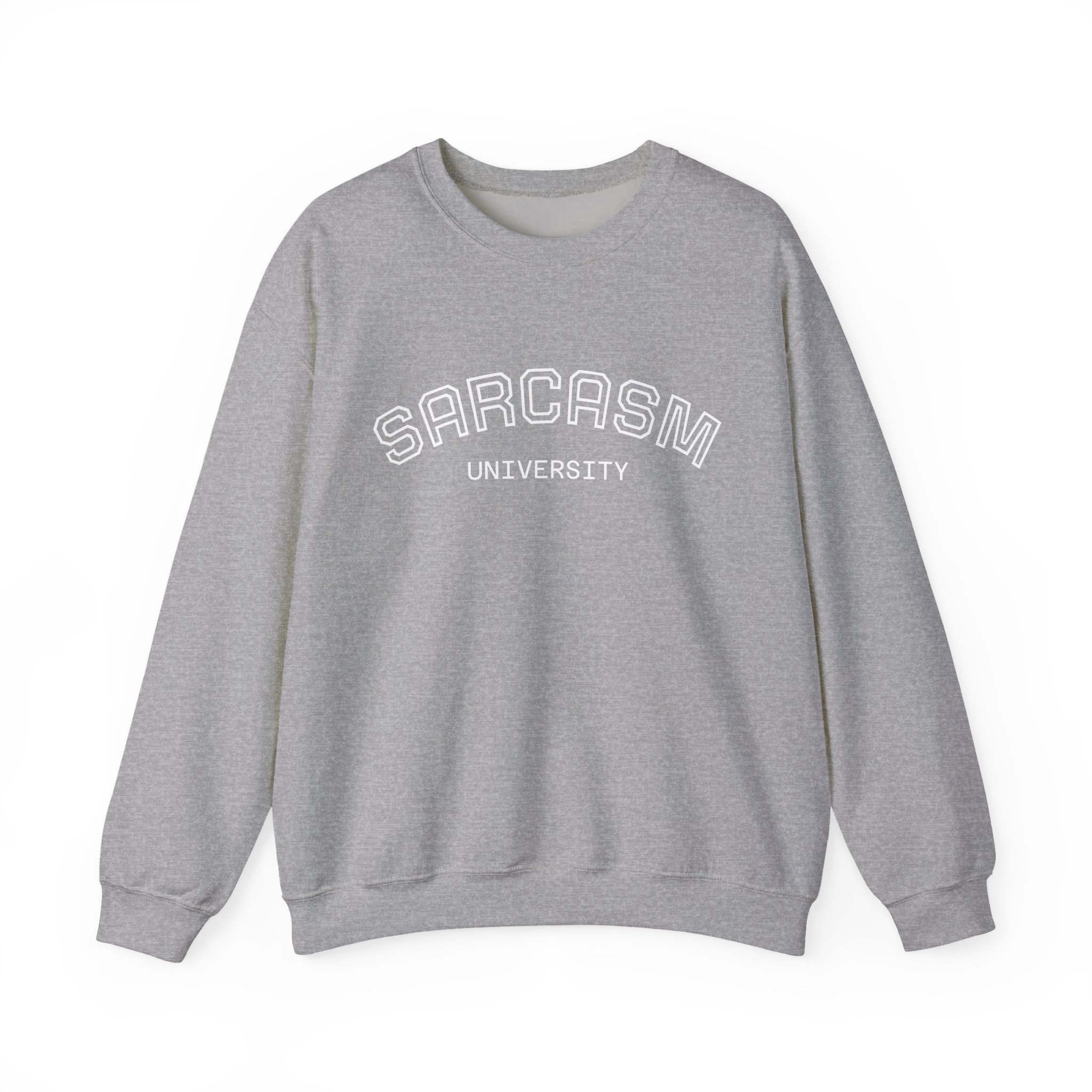 Sarcasm University Crewneck Sweatshirt – Funny College Style Sweatshirt 5 Sarcasm University Crewneck Sweatshirt – Funny College Style Sweatshirt - Image 5