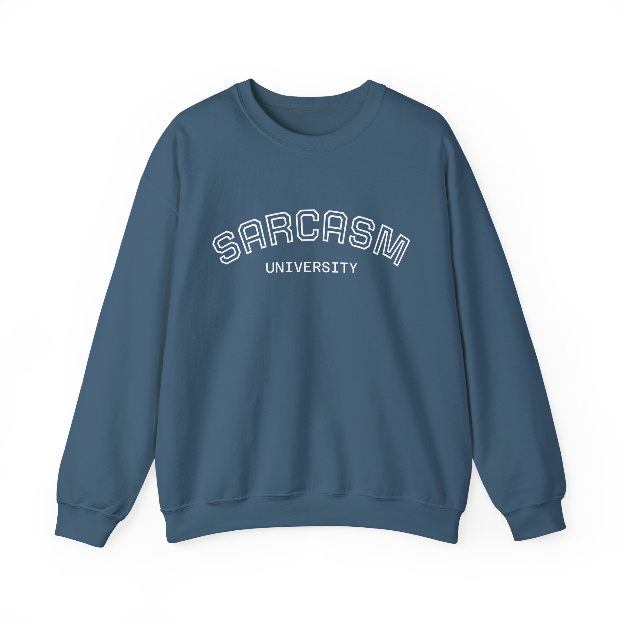 Sarcasm University Crewneck Sweatshirt – Funny College Style Sweatshirt 10 Sarcasm University Crewneck Sweatshirt – Funny College Style Sweatshirt - Image 10