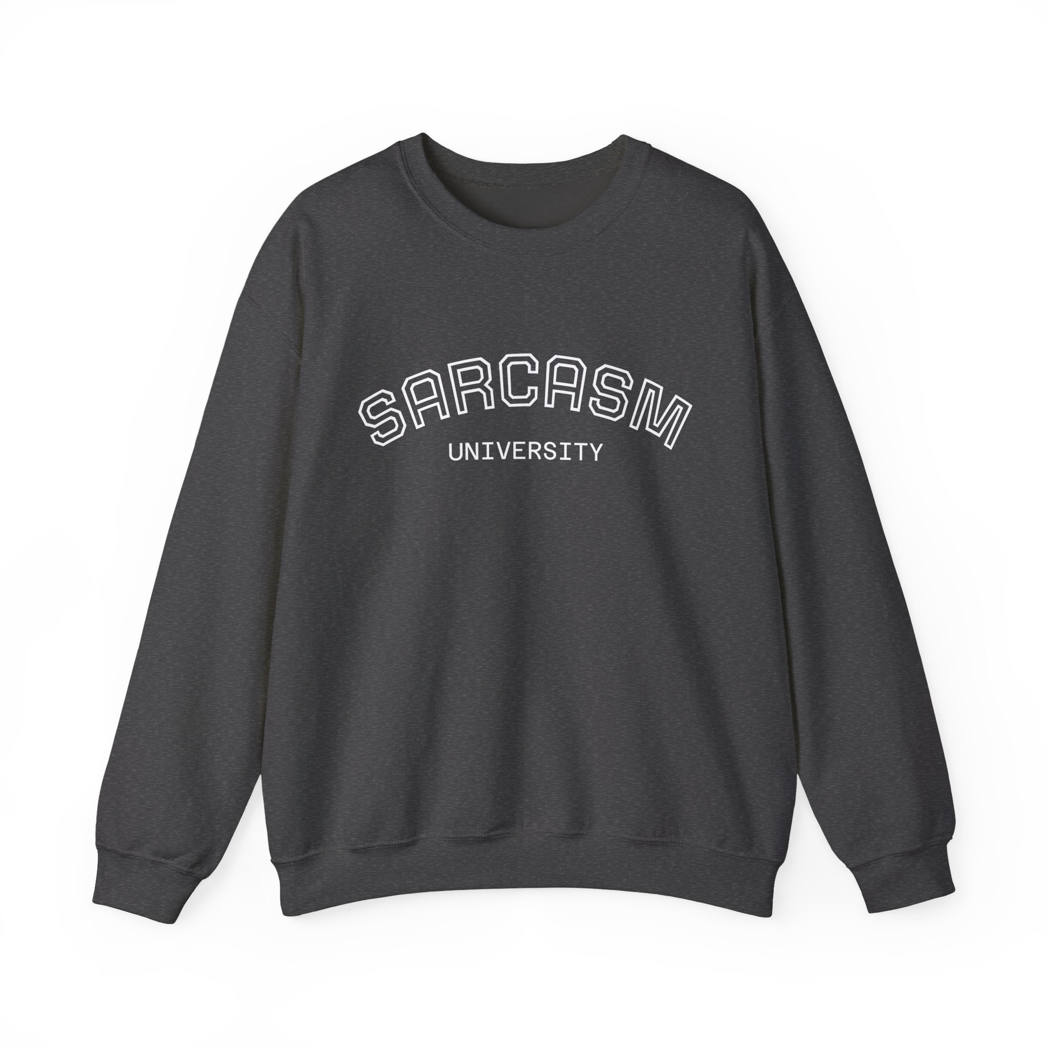 Sarcasm University Crewneck Sweatshirt – Funny College Style Sweatshirt 9 Sarcasm University Crewneck Sweatshirt – Funny College Style Sweatshirt - Image 9