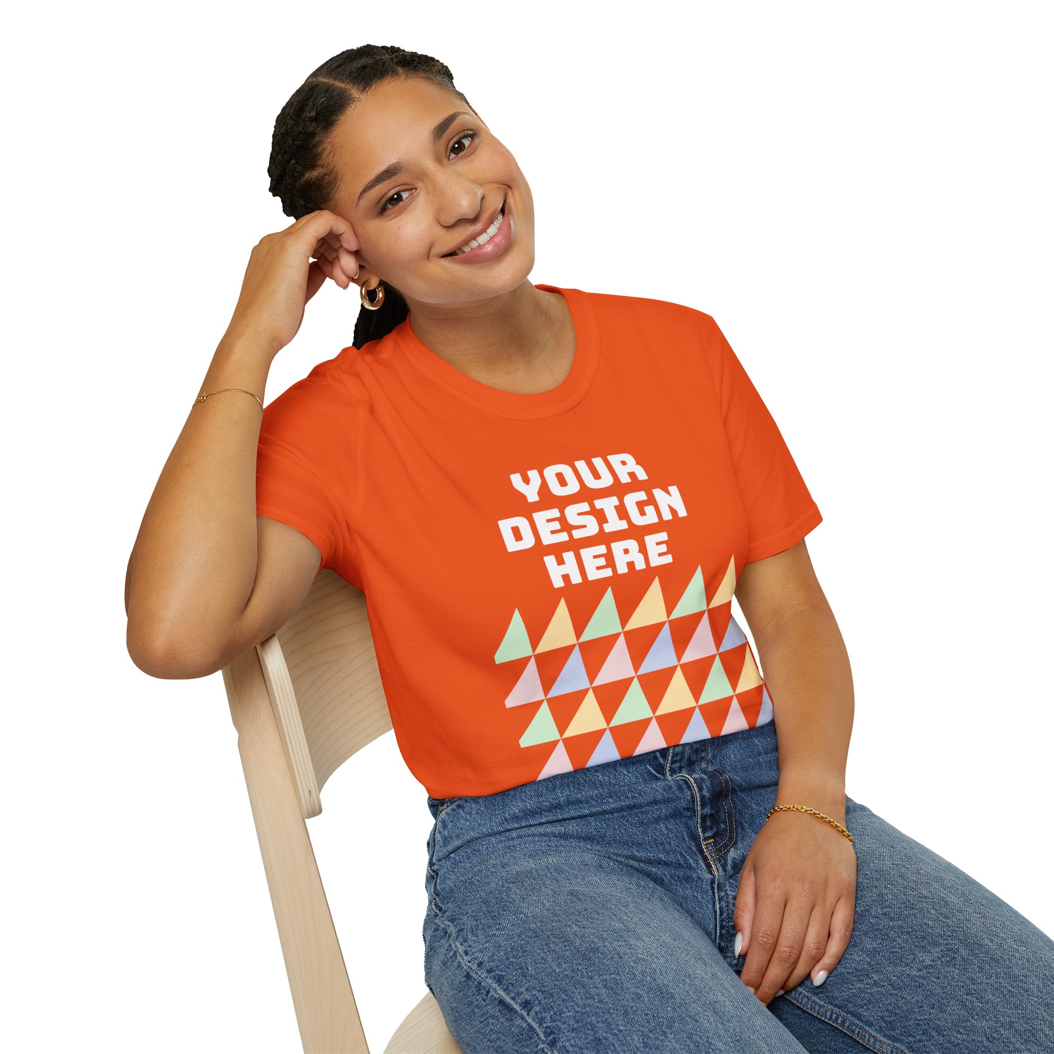 Personalized Unisex Gildan 64000 T-Shirt - Design Your Own 1 Personalized Unisex Gildan 64000 T-Shirt - Design Your Own