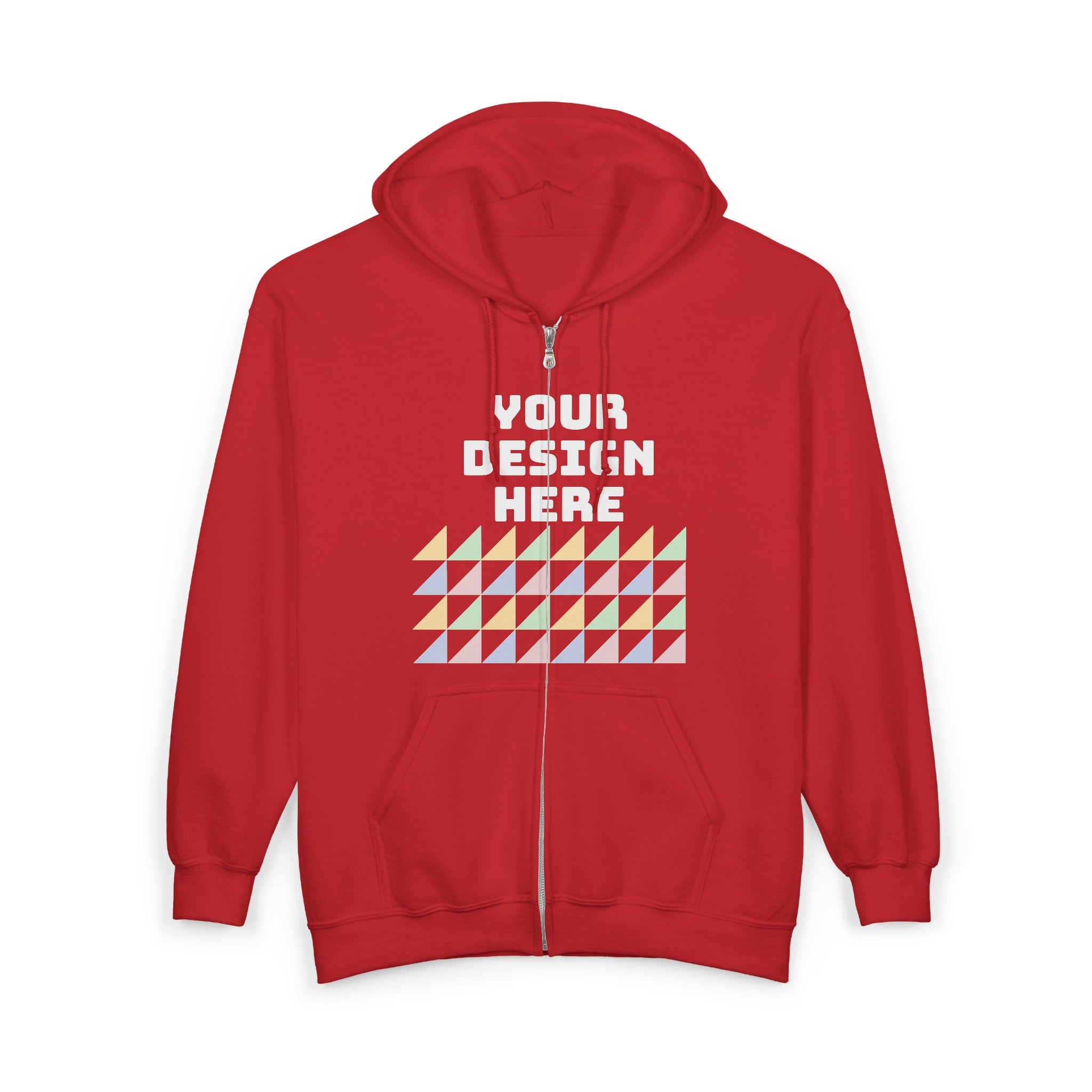 Personalilzed Full Zip Gildan 18600 Hooded Sweatshirt - Design Your Own 10 Personalilzed Full Zip Gildan 18600 Hooded Sweatshirt - Design Your Own - Image 10